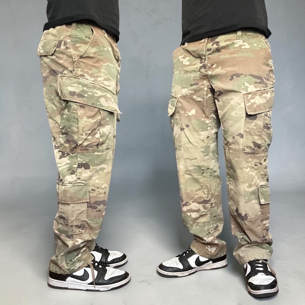 Military OCP Multicam Cargo Pants Baggy Tactical Y2K 32x30 31 Regular